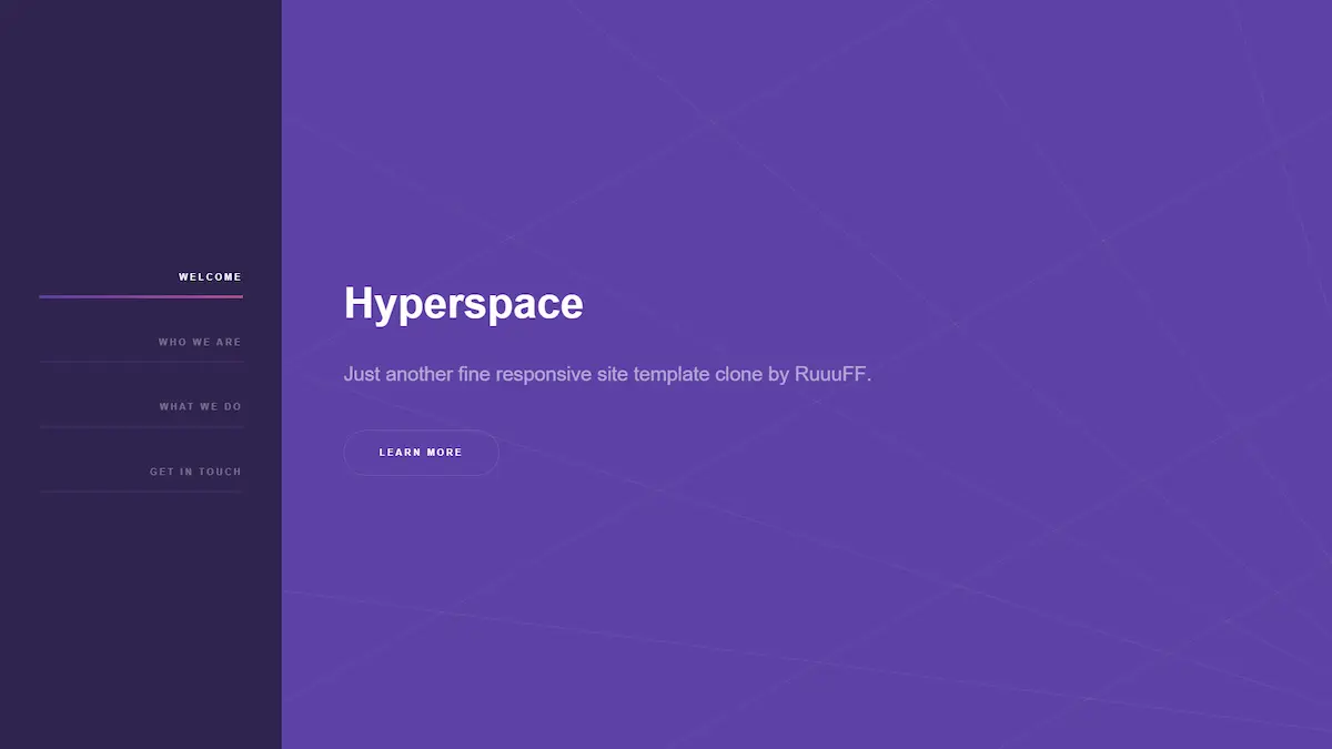 Hyperspace UI Clone